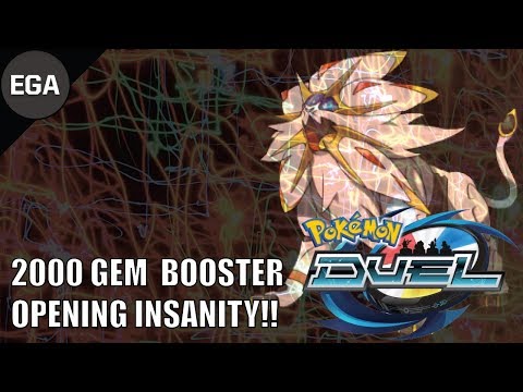 2000 GEM BOOSTER OPENING INSANITY!! | Pokemon Duel Is Amazing