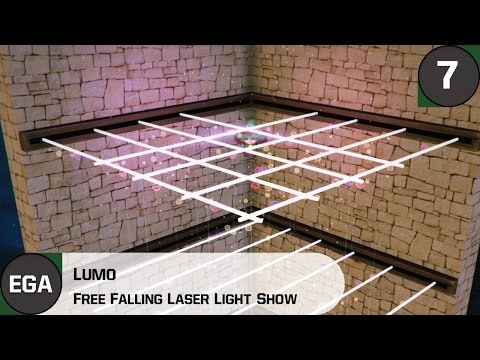 (7) Free Falling Laser Light Show in Lumo