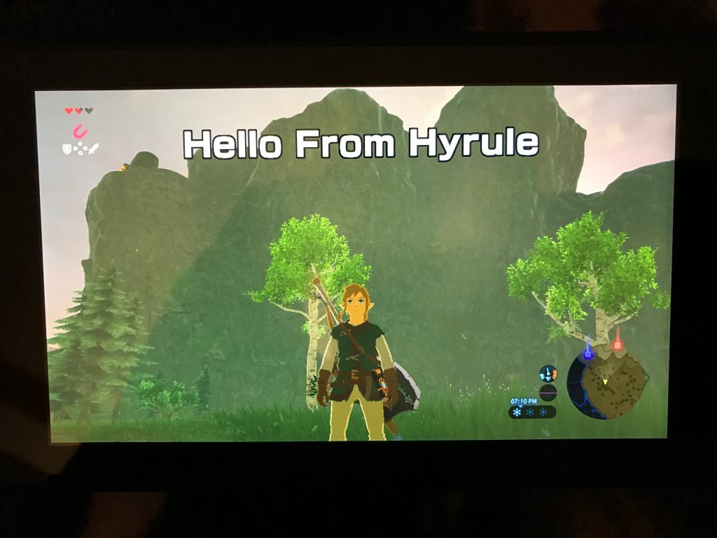 Zelda Breath of the Wild Hello From Hyrule