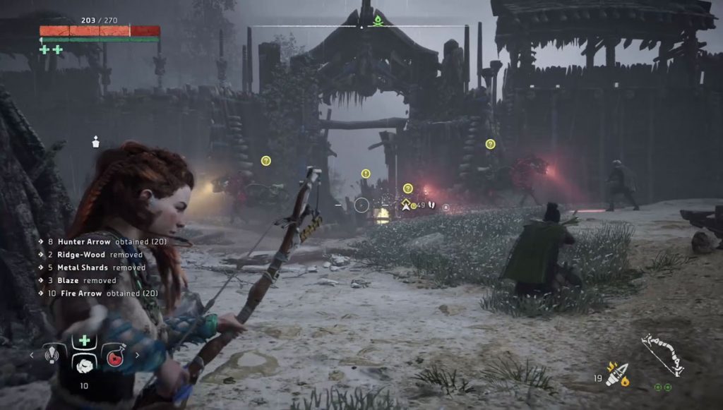 Walls Crumbling Down and Aloy needs to defend the gate