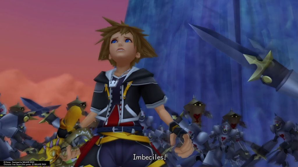 Sora and gang being called imbeciles