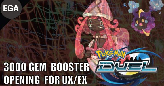3000 GEM BOOSTER OPENING FOR UX/EX | Pokemon Duel Continues to Amaze