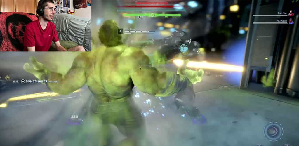 Hulk ThunderClap Attack on Miniboss