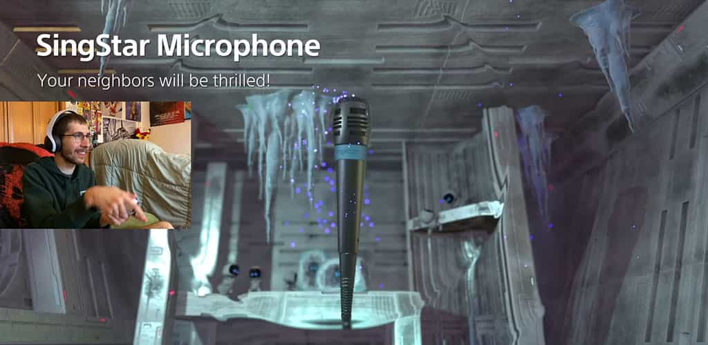 SingStar Microphone in Astros Playroom